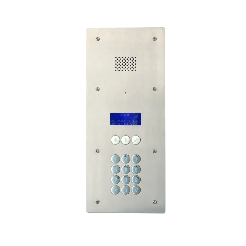 ISOLO-KP LCD — Intercomunicador GSM Multiapartamento com Ecrã LCD