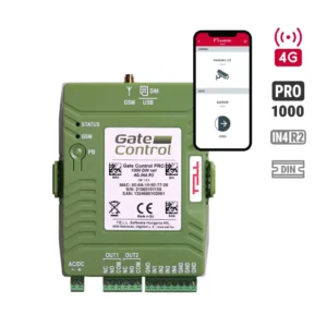 Gate Control PRO 1000 — Controlador GSM/IP para Portões com App Móvel (DIN Rail)